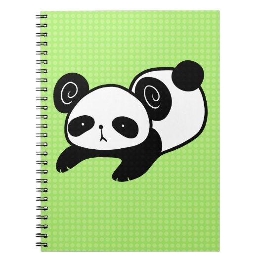 faules Pandanotizbuch Notizblock (Vorderseite)