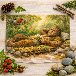 Faules Sommer-Sasquatch-Vogelbeobachtungs-Seidenpa Seidenpapier