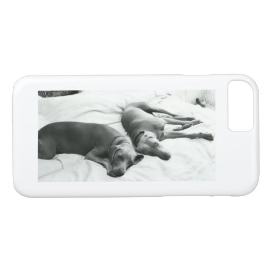 Faules Weimaraners Case-Mate iPhone Hülle (Rückseite (Horizontal))