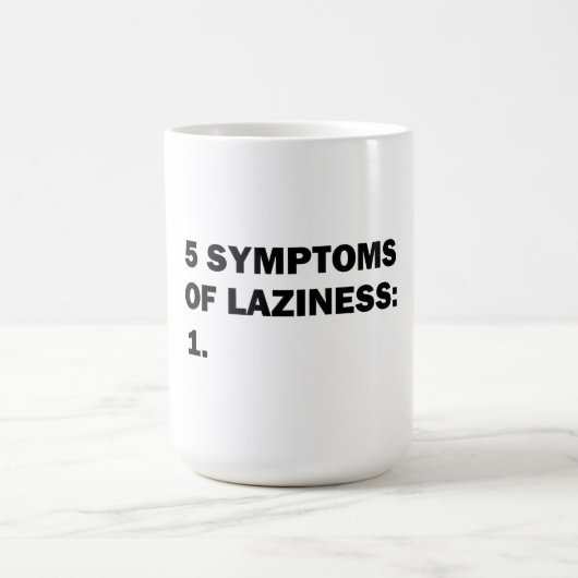 Faulheit Kaffeetasse (Mittel)