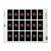 Faulheit - Nicht schnell, nicht wütend Adressaufkleber (Vorne)