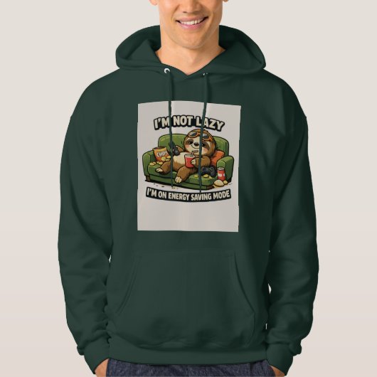 Faulheitslevel: Experte Hoodie (Vorderseite)