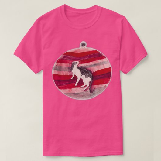 Faulkatze nach Taube 2 T-Shirt (Design vorne)