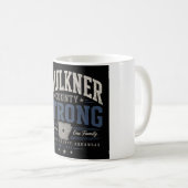 Faulkner County Starker Trucker Hut Kaffeetasse (VorderseiteRechts)