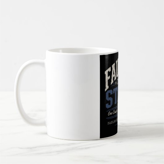 Faulkner County Starker Trucker Hut Kaffeetasse (Links)