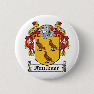 Faulkner-Familienwappen Button