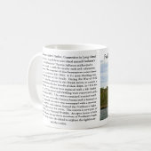 Faulkners Insel-Leuchtturm, Connecticut-Tasse Kaffeetasse (Vorderseite Links)