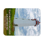 Faulkners Island Lighthouse, Connecticut Magnet (Horizontal)