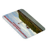 Faulkners Island Lighthouse, Connecticut Magnet (Rechte Seite)
