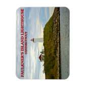 Faulkners Island Lighthouse, Connecticut Magnet (Vertikal)