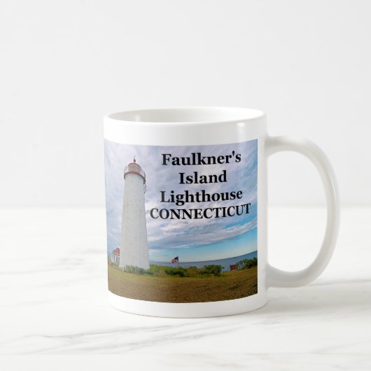 Faulkner's Island Lighthouse, Connecticut Tasse (Rechts)