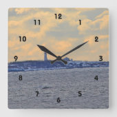 Faulkner's Island Wall Uhr (Vorderseite)