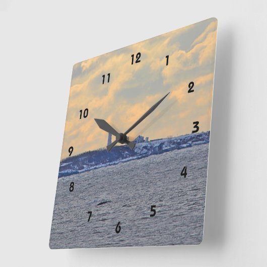 Faulkner's Island Wall Uhr (Winkel)