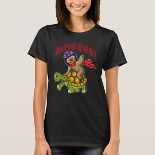 Faulpelzschildkröte niedlich für Tierliebhaber T-Shirt