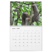 Faultier 2027 kalender (Mär 2027)