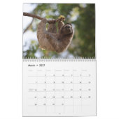Faultier 2027 kalender (Mär 2027)