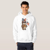 Faultier 4. Juli Hoodie (Vorne ganz)