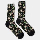Faultier-All-Over-Print-Socken Socken (Rechts)
