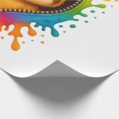 Faultier Aquarell Geschenkpapier (Ecke)