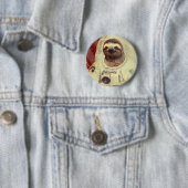 Faultier Astronaut Knopf Button (Beispiel)