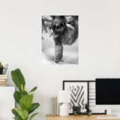 Faultier aus Baumzweig Poster (Heimbüro)