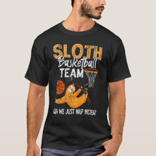 Faultier-Basketball-Team-Sporthemd-Korb T-Shirt