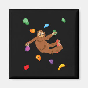 Faultier Bouldering - Indoor Sport Klettern Liebha Magnet