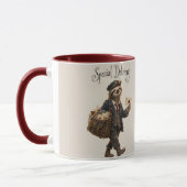 Faultier Briefträger Tasse (Links)