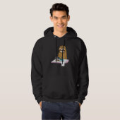 Faultier bügelt seines auch hoodie (Vorne ganz)