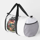 Faultier-Camping-Team Ohne Stress Duffle Bag (Rechte Ecke)