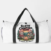 Faultier-Camping-Team Ohne Stress Duffle Bag (Rückseite)