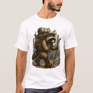 Faultier Camping Wandern T-Shirt