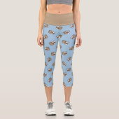 Faultier Capri Leggings (Vorderseite)