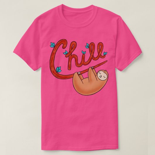 Faultier Chill T-Shirt (Design vorne)