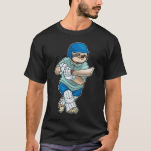 Faultier Cricket Cricket-Schläger Sport T-Shirt