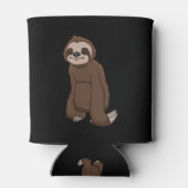 Faultier-Denknoblase Dosenkühler (Rückseite)