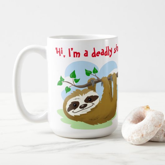 Faultier: Die Niedlichste Tasse des tödlichen Sin- (Mit Donut)