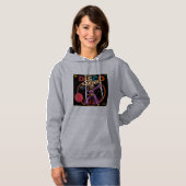 Faultier Disco-Diva Hoodie (Vorne ganz)