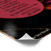 Faultier Disco-Diva Poster (Ecke)