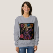 Faultier Disco-Diva Sweatshirt (Vorne ganz)