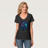 Faultier DJ 2 T-Shirt (Vorderseite Vollansicht)