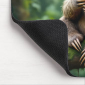 Faultier Eis a Rainbow Ice Creme Cone Mousepad (Ecke)