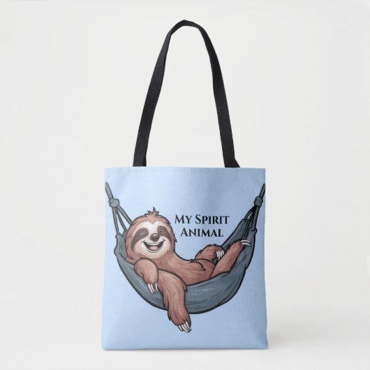Faultier entspannt tasche (Vorderseite)