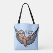 Faultier entspannt tasche (Rückseite)