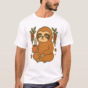 Faultier Faul Schlafendes Faultier T-Shirt