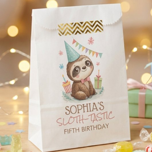 Faultier Faultier-tastische Kindergeburtstag Geschenktütchen