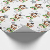 Faultier Feiertage Anpassen Geschenkpapier (Ecke)
