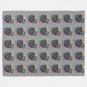 Faultier-Flanelldecke Fleecedecke (Vorderseite (Horizontal))
