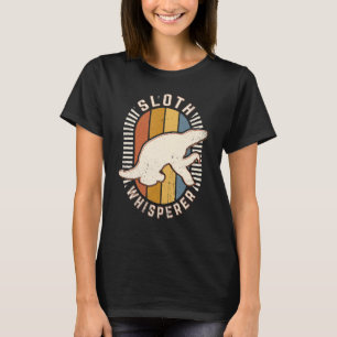 Faultier-Flüsterer Vintage Klassiker Retro Tierlie T-Shirt