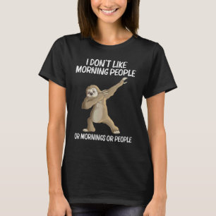 Faultier für Männer Frauen Langsam Faul Faultiere  T-Shirt